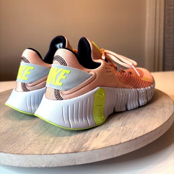 Nike Free Metcon 4 Artic Orange Green CZ0596-800 Women's Size 7 Sneakers Shoes - Picture 6 of 10